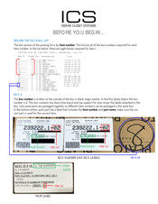 Plato Woodwork ICS Installation Instructions Manual