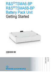 Rohde & Schwarz MNT-BP99WH Getting Started