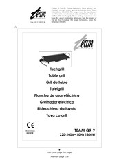 Team GR 9 Operating Instructions Manual