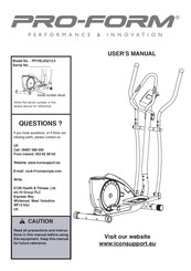 Pro-Form PFIVEL63212.0 User Manual