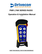 Drivecon PWR LYNK Series Operation & Installation Manual