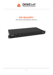 DEWESOFT DS-16xLVDTr Technical Reference Manual