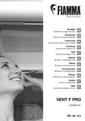 Fiamma VENT F PRO 07380-01 Installation And Usage Instructions