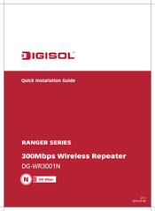 Digisol DG-WR3001N Quick Installation Manual