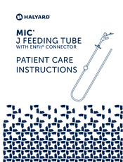 Halyard MIC J FEEDING TUBE WITH ENFit CONNECTOR Patient Care Instructions