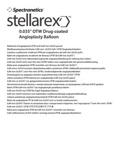 Spectranetics Stellarex Instructions For Use Manual