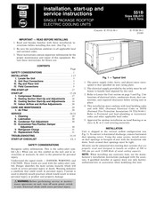 Bryant 551B Series Installation, Start-Up And Service Instructions Manual
