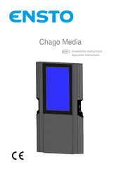 ensto Chago Media Installation Instructions, Operation Instructions