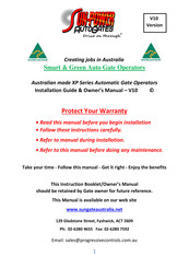 Sun-Power Autogates XP Series Manual