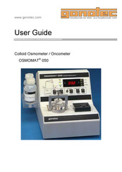 Gonotec OSMOMAT 050 User Manual