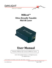 DAYLIGHT SOLUTIONS MIRcat-QT 2 Series User Manual
