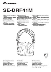 Pioneer SE-DRF41M Operating Instructions Manual