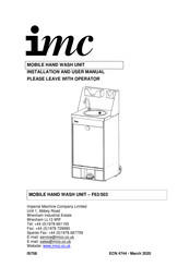 IMC F63/503 Installation And User Manual
