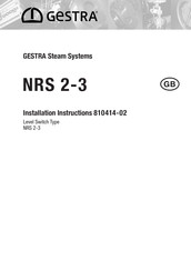 GESTRA NRS 2-3 Installation Instructions Manual