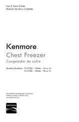 Kenmore 111.17142 Use & Care Manual