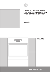 Gorenje MEKI510I Detailed Instructions For Use