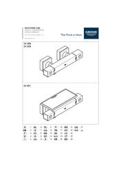 Grohe GROHTHERM CUBE 34 491 Manual
