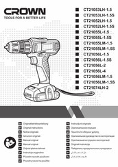 Crown CT21052LH-1.5 Original Instructions Manual