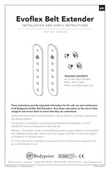 Bodypoint EvoFlex EBE100 Installation And User Instructions Manual