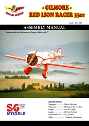 Sg Models GILMORE RED LION RACER 33cc Assembly Manual