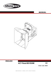 SHOWTEC ACT Flood 80 RGBW Manual