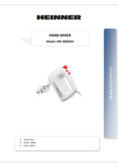 Heinner HM-3006WH Manual