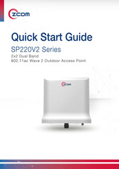 Zcom SP220V2-F Quick Start Manual