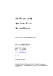 Aim Lab PathFinder 350S Service Manual