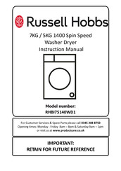Russell Hobbs RHBI75140WD1 Instruction Manual