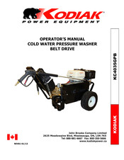 Kodiak KC4035GPB Operator's Manual