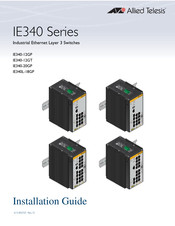 Allied Telesis IE340-12GP Installation Manual
