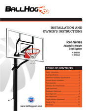 BALLHOG Icon Series Installation And Owner's Instructions