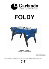 Garlando FOLDY Assembly Instructions Manual