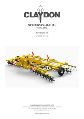 Claydon TERRA STAR Operator's Manual