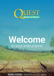 Quest Engineering SuperNova E0082 Instructions Manual