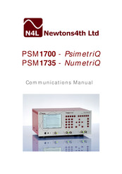 Newtons4th NumetriQ PSM1735 Communications Manual