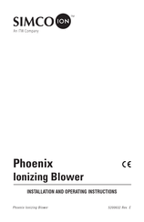 ITW SIMCO-ION Phoenix Installation And Operating Instructions Manual