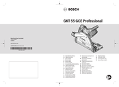 Bosch GKT 55 GCE Original Instructions Manual