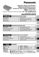 Panasonic CF-VCRU11U Operating Instructions Manual