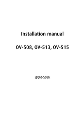 Barco OV-513 Installation Manual