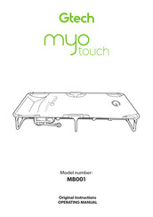 Gtech myo touch MB001 Operating Manual