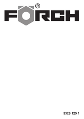 Forch 5326 125 1 Manual
