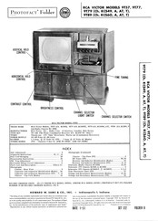 RCA Victor 9T89 Manual