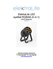 elektraLite eyeBall RGBWA User Manual
