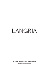 Langria 177886201 Assembly Instructions Manual