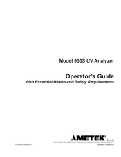 Ametek 933S Operator's Manual