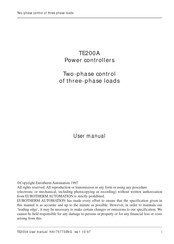 Eurotherm TE200A User Manual