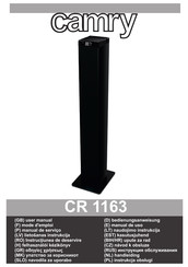 camry CR 1163 User Manual