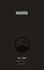 Nagra HD AMP Owner's Manual