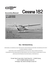 THUNDER TIGER Cessna 182 Assembly Manual